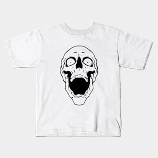 Screaming Silence Skull Kids T-Shirt